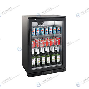 Back Bar Refrigerator with Glass Door for Beer Beverage and Wine